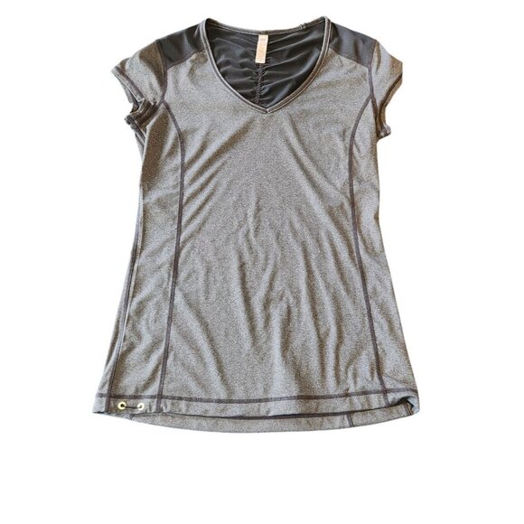 Lucy Tech Athletic Shirt Athleticwear Yoga Running Gym Training‎ Gray XS EUC - Picture 1 of 7